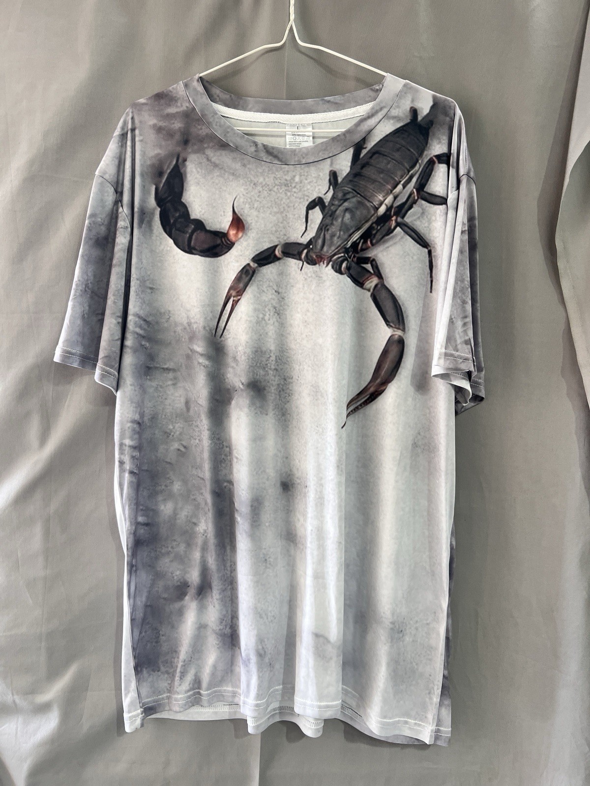 No Brand scorpion graphic print t-shirt Size L AOP TG2127 All Over Print Y2K