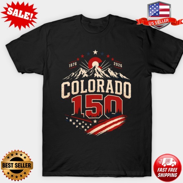 Colorado 150 Anniversary T-Shirt S-5XL