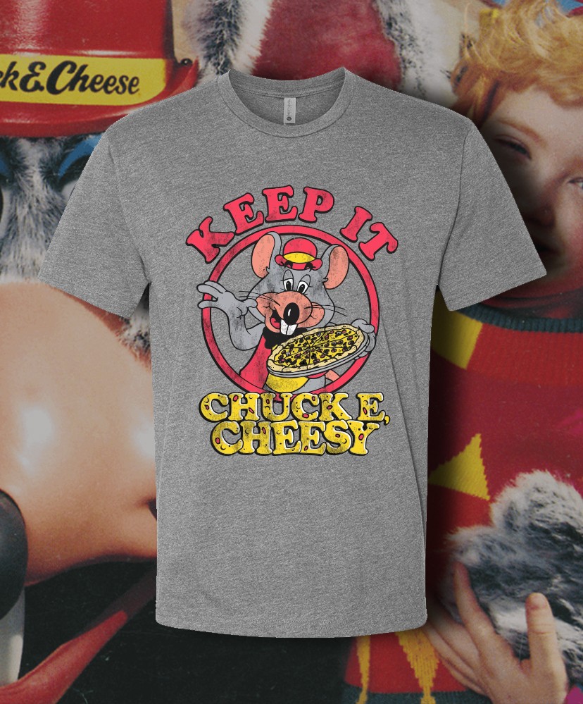 Chuck E Cheese Keep it Cheesy Shirt – Adult & Youth sizes up to 6XL Fast Ship!!