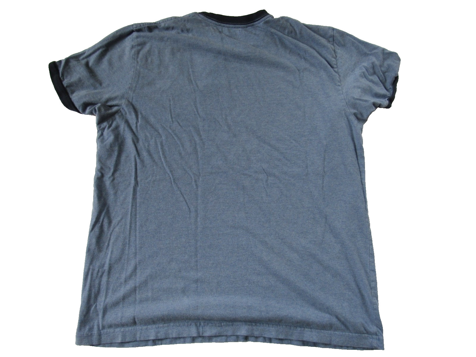 Old Navy Tee Vintage Ringer Blue & Navy Short Sleeve 100% Cotton Men’s L Large