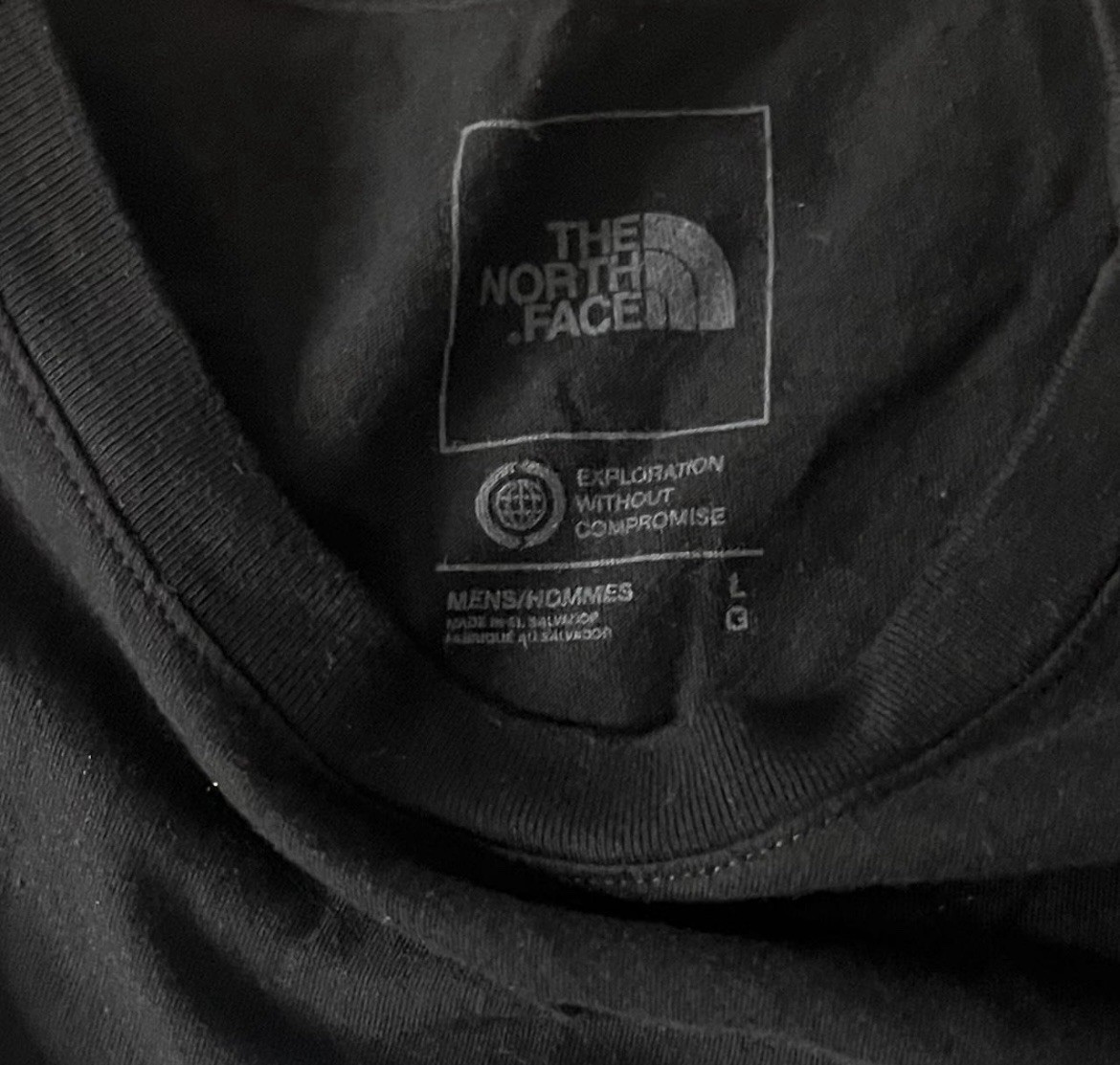 Men’s The North Face TNF Graphic Never Stop Exploring Black Shirt Size Large