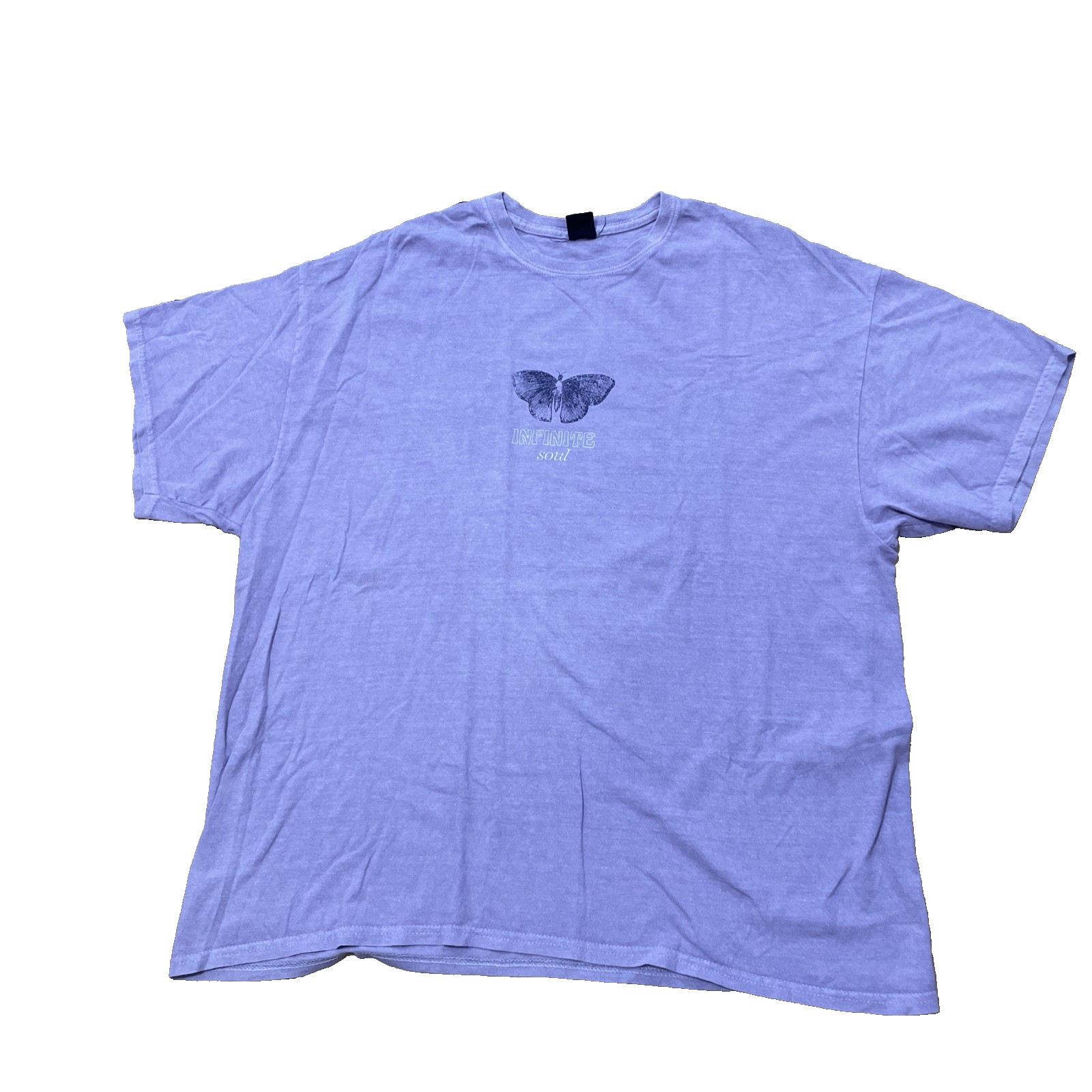 Urban Outfitters Shirt Men L XL Purple Butterfly Rappillon Infinite Soul 48-50″