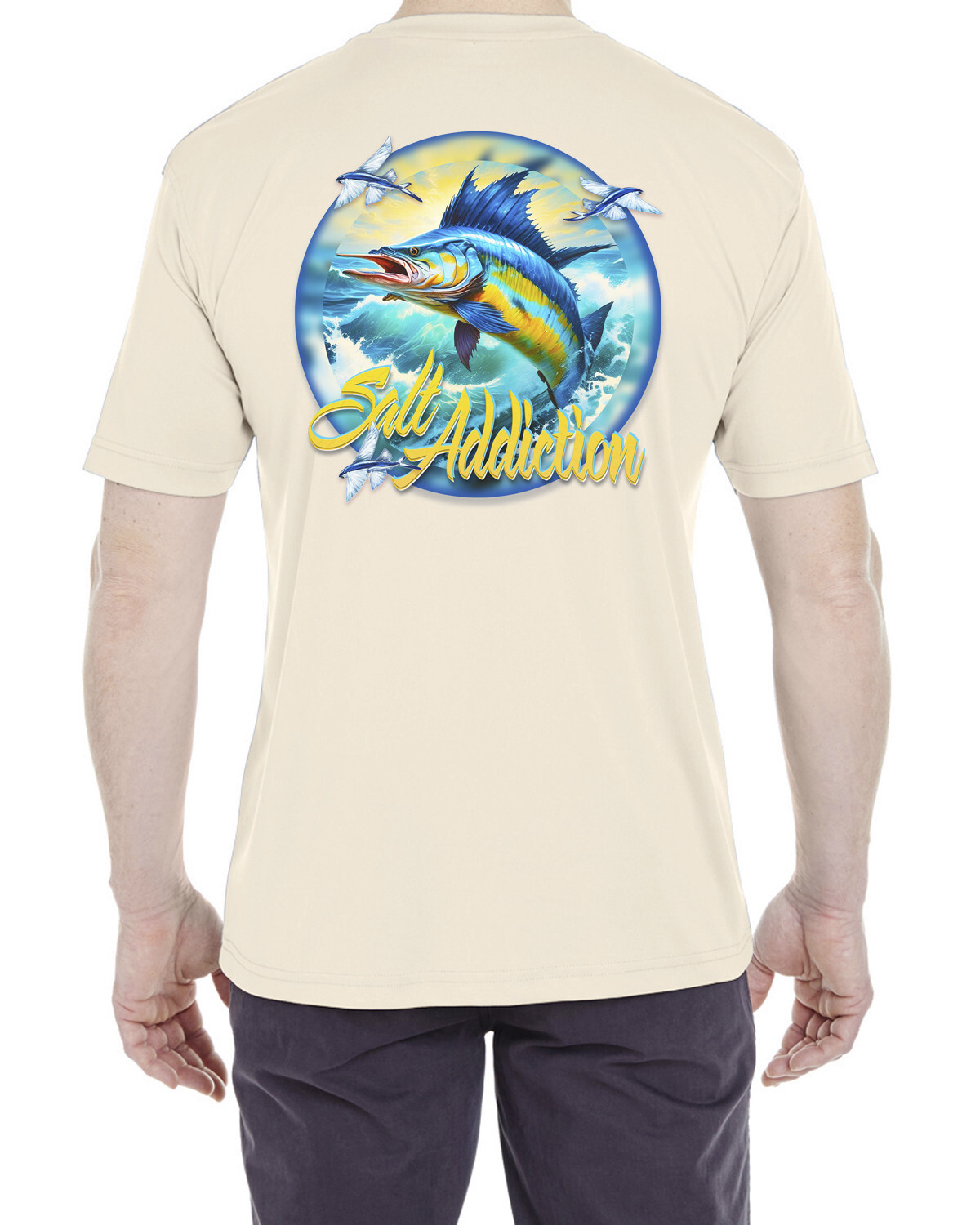 Salt Addiction t Shirt Short Sleeve MicroFiber Sailfish 30