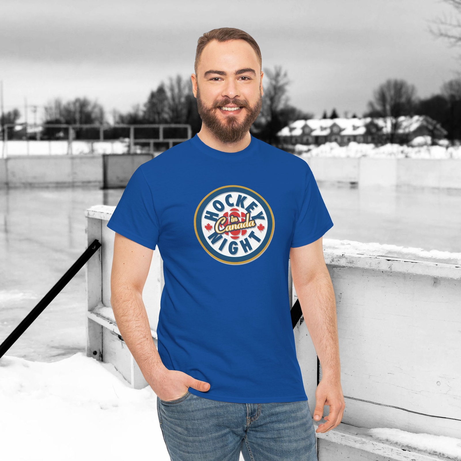 Hockey Night in Canada (CBC) Unisex Heavy Cotton T-Shirt