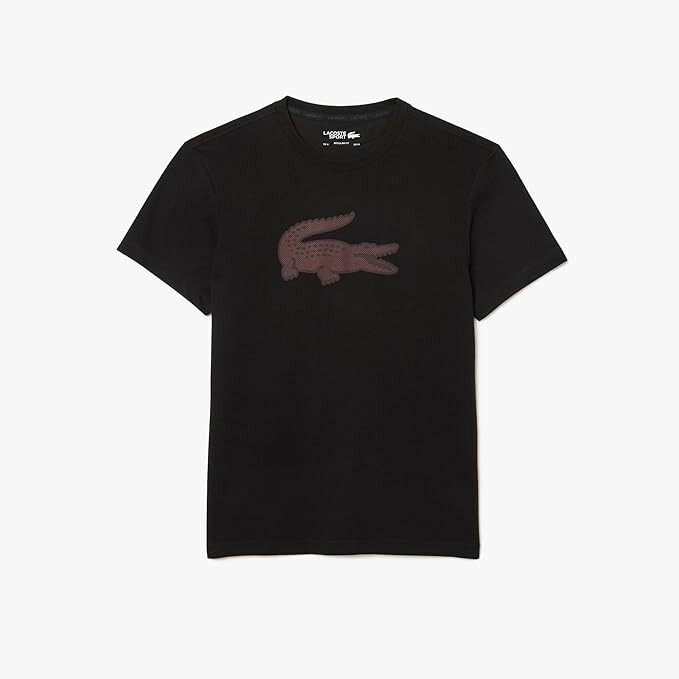 Lacoste Men’s Short Sleeve Regular Fit Ultra Dry Graphic T-Shirt –New With Tags