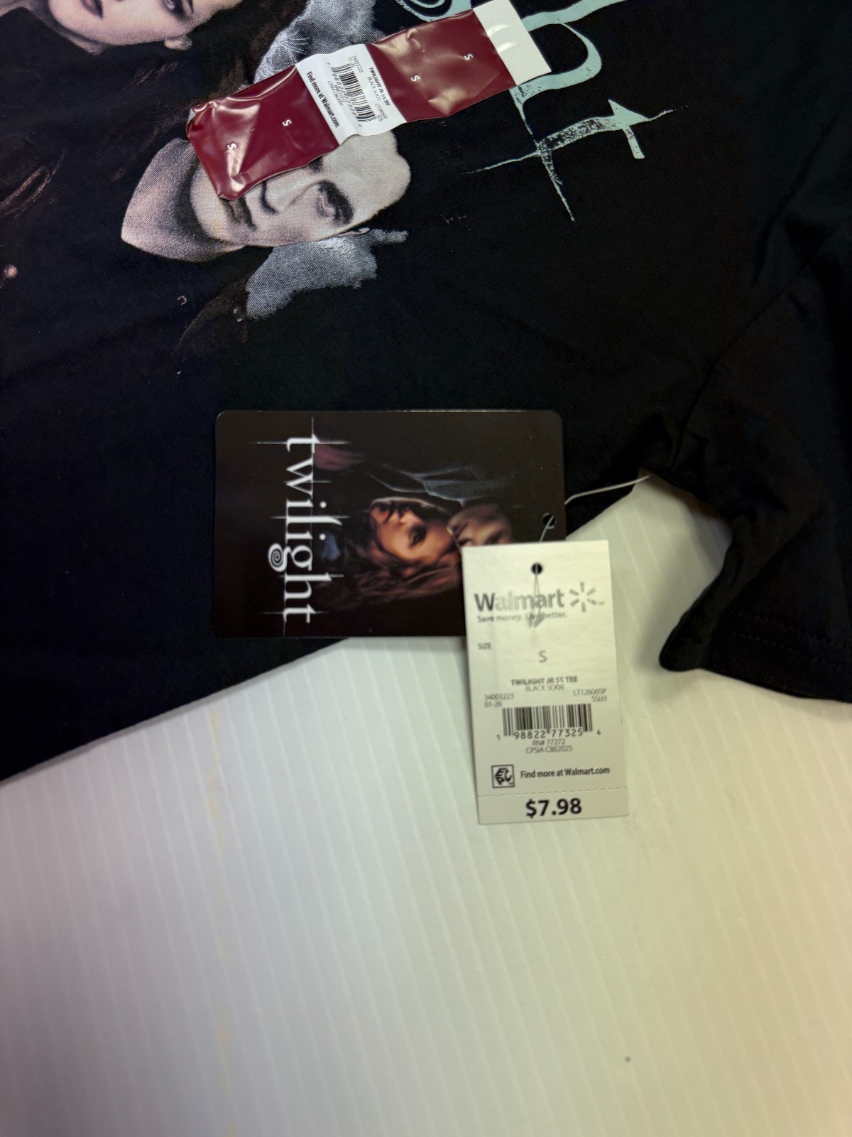 Twilight Black T-Shirt – Size Small – Walmart – NWT – #12