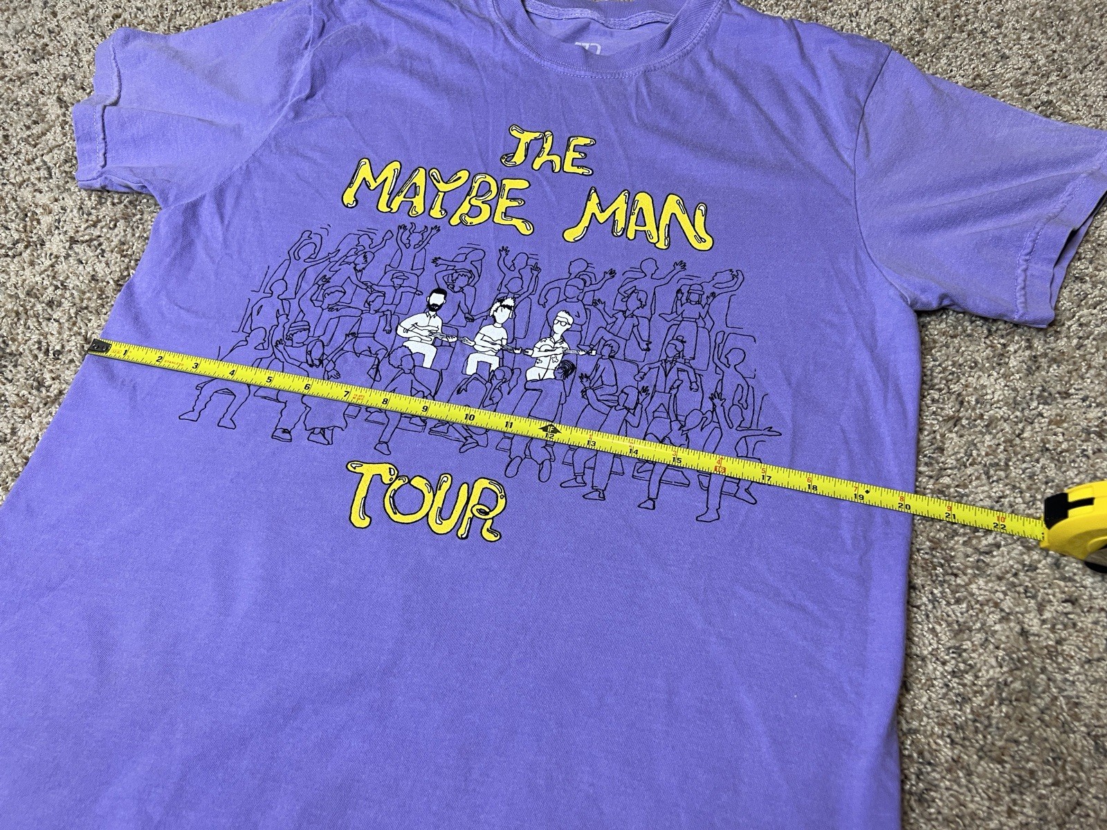 AJR THE MAYBE MAN TOUR 2024 Purple Unisex TShirt (size Medium)
