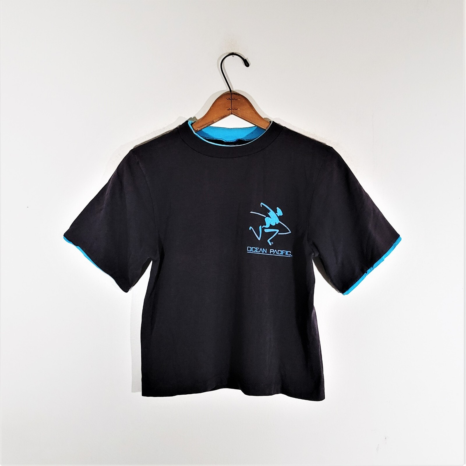 Vintage 80s Ocean Pacific T Shirt Vtg 1989 Psychedelic Surf Skate OP Tee USA S