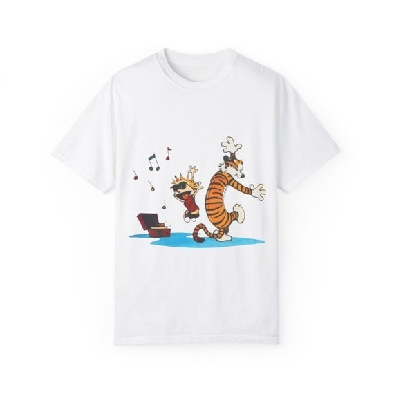 Calvin and Hobbes cartoon Unisex Tee S-5XL