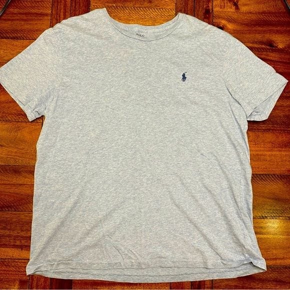 POLO RALPH LAUREN T-SHIRT HEATHER BLUE MENS XL