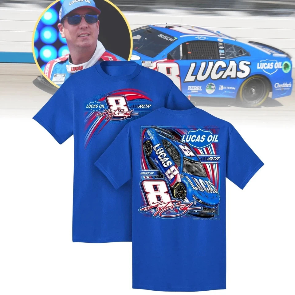 Kyle Busch #8 Memorial Day Shirt Racing Legend Tribute Fan Tee S-2XL
