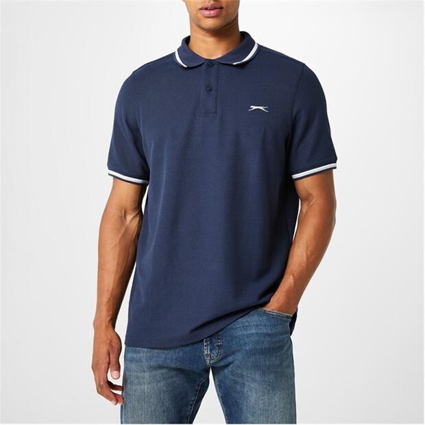 SLAZENGER POLO SHIRT T SHIRT PIQUE GOLF TENNIS S M L XL XXL 2XL 3XL 4XL