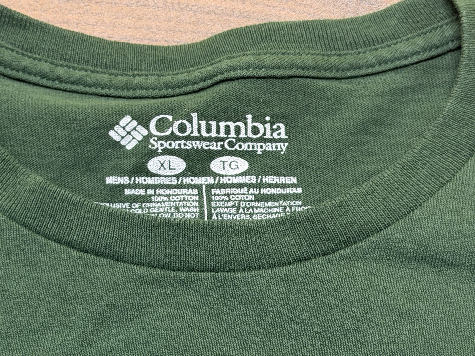 Columbia Outerwear Men’s Dark Green Long-Sleeve Shirt – XL