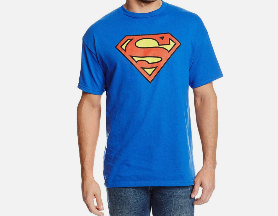 Official DC Comics Superman Classic Logo T-Shirt-New Fast Shipping