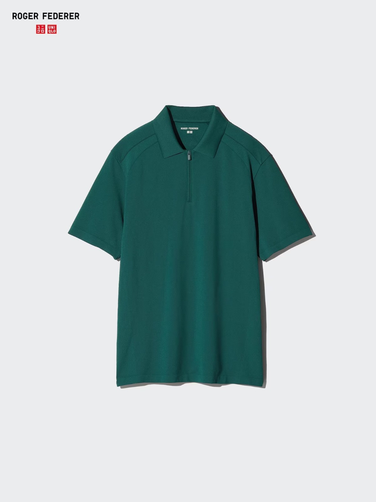 UNIQLO x ROGER FEDERER XS-4XL Dry-EX Half-Zip Polo Shirt Men 3 Colors 482306 NWT