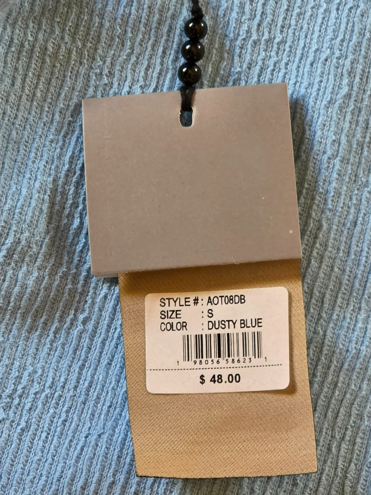 Amongst Others Men S Drop Shoulder Boxy Fit T-Shirt Blue Ribbed Pocket Shirt NWT