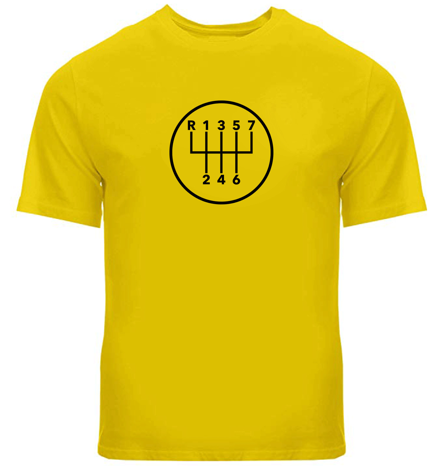 Manual Transmission Shift Pattern 7 Speed Stick Shirts Unisex Mens Tee T-Shirt