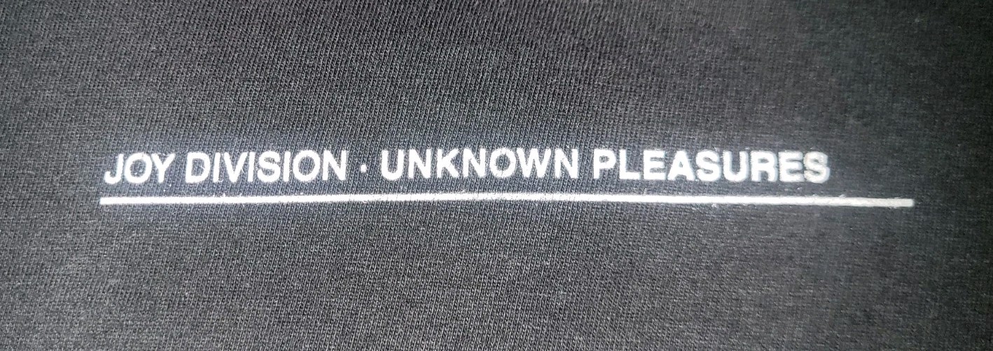 Joy Division Unknown Pleasures XL Shirt Goth Punk Rock