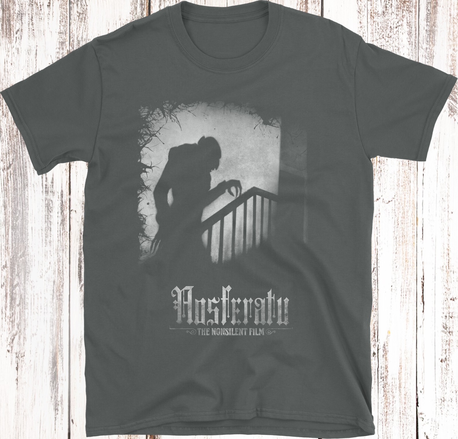 Nosferatu 1922 Horror T-Shirt Vampire Nonsilent Film