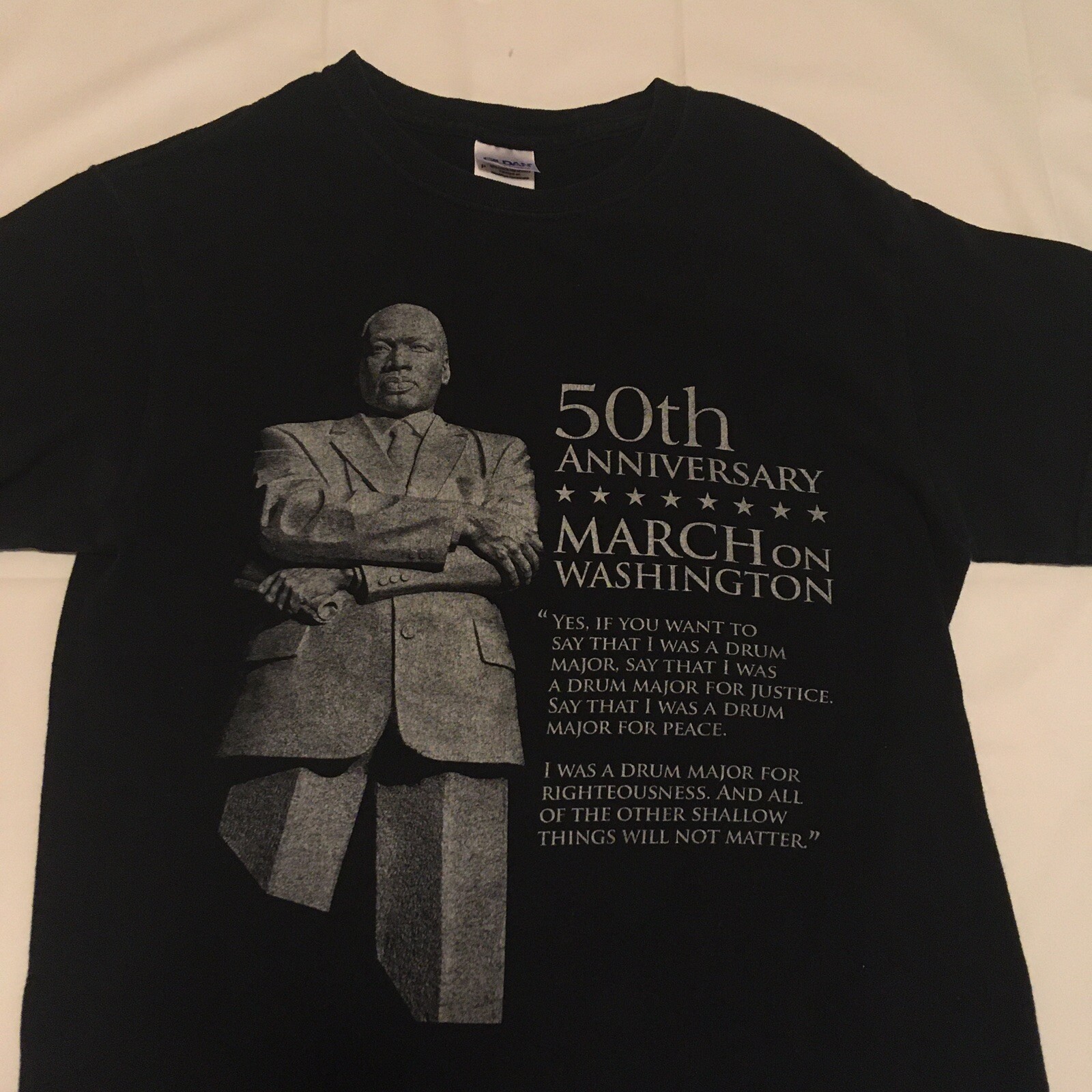 Vintage Martin Luther King Jr. T-Shirt Men’s Small Black History MLK Day 60s USA