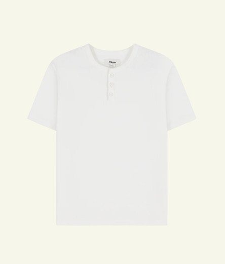 Nils Henley T-Shirt, White 33mm