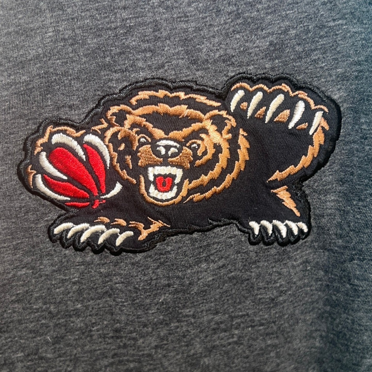 Mitchell & Ness Vancouver Grizzlies NBA Jumpball Henley Shirt Grey Teal XL NEW