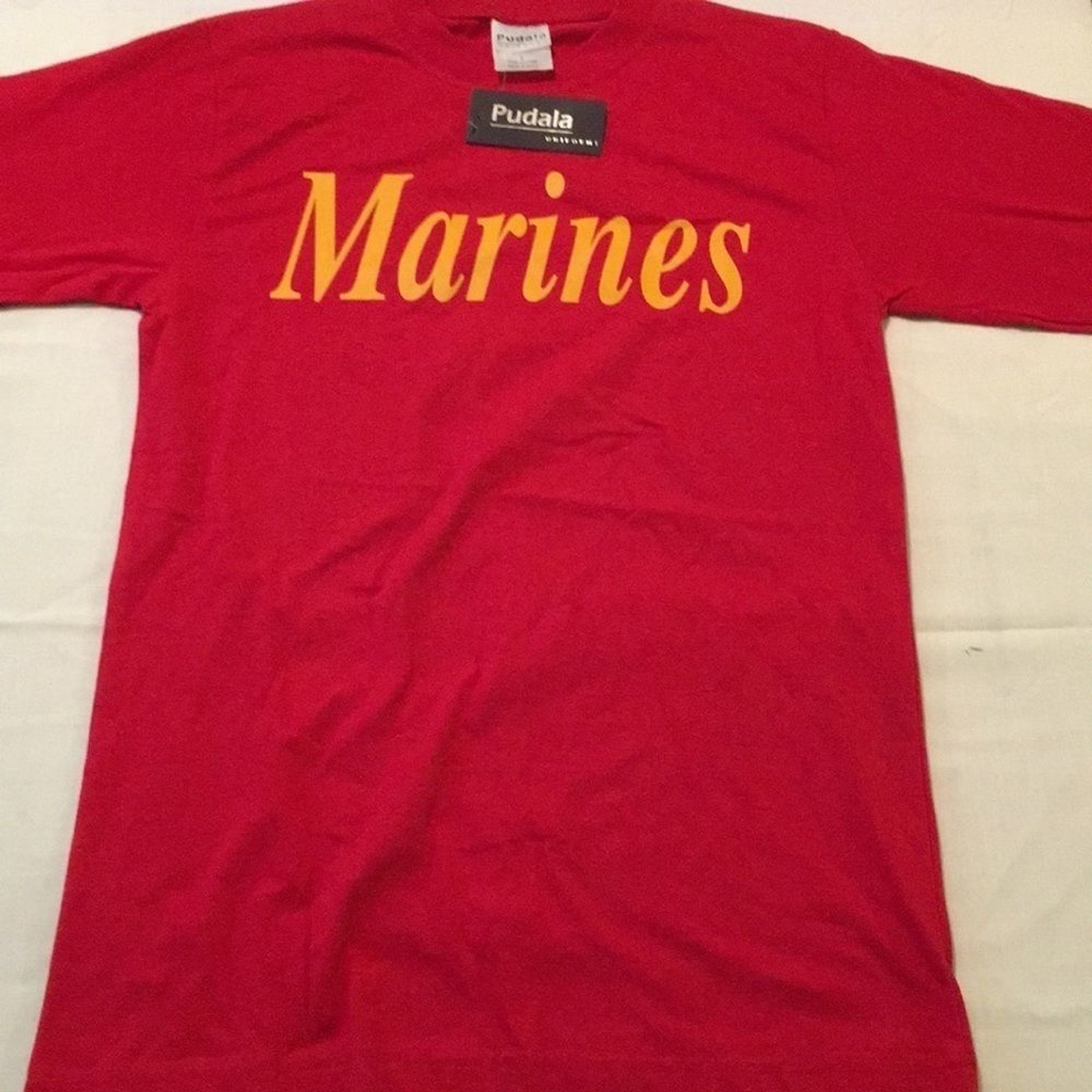 Pudala Uniforms Marine tee shirt size S NWT (K)