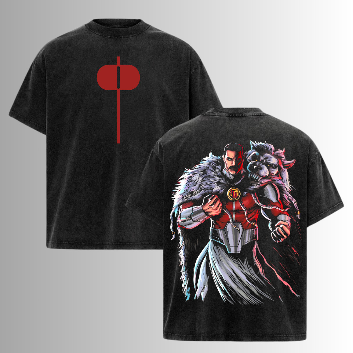 Omni-Man – Invincible T-Shirt Acid Washed Tee Image Comics Graphic Top