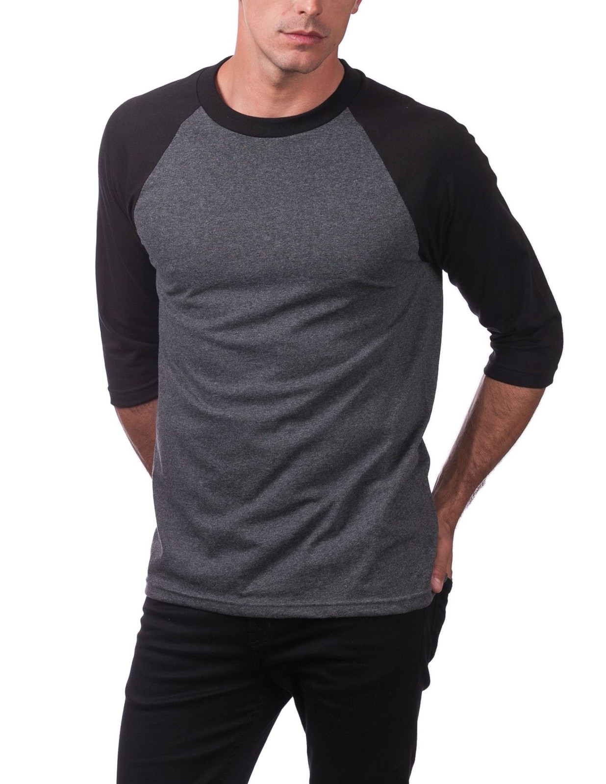 Pro Club Men’s Comfort Baseball Tee Crew Neck T-Shirt