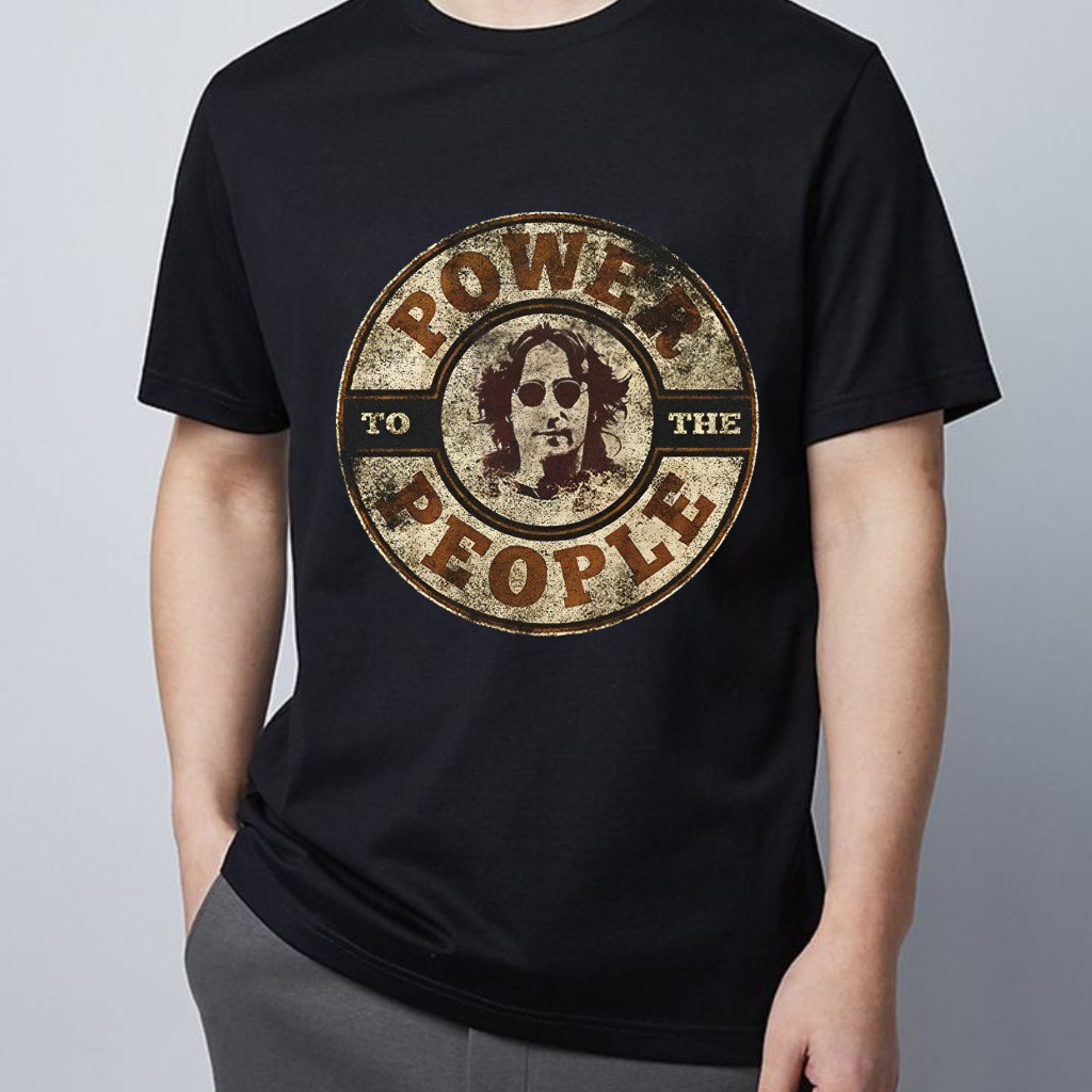 John Lennon Power to the People Unisex T-Shirt (Men’s & Women’s Sizes)
