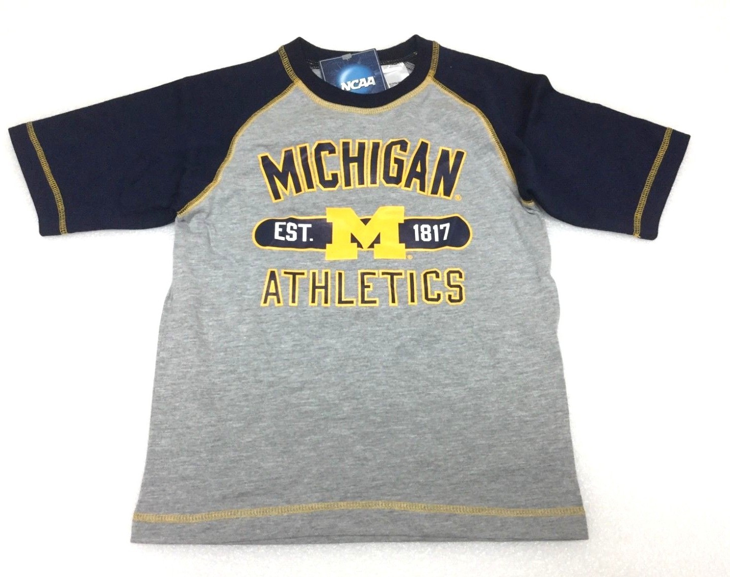 Outerstuff Youth Kids NCAA Michigan Athletics Graphic Short Sleeve Tee T Shirt