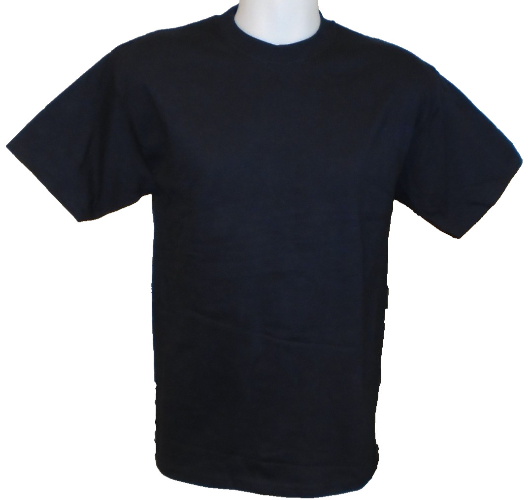 72 JERZEES Classics™ Unisex Black Crew T-⁠Shirts 363M 5.6 oz 100% Cotton Medium