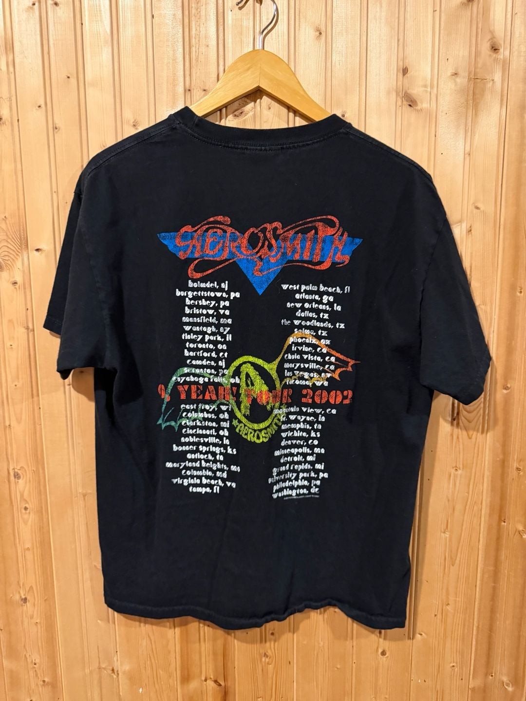 Aerosmith – “O, Yeah!” Tour 2002. T-Shirt Sz L