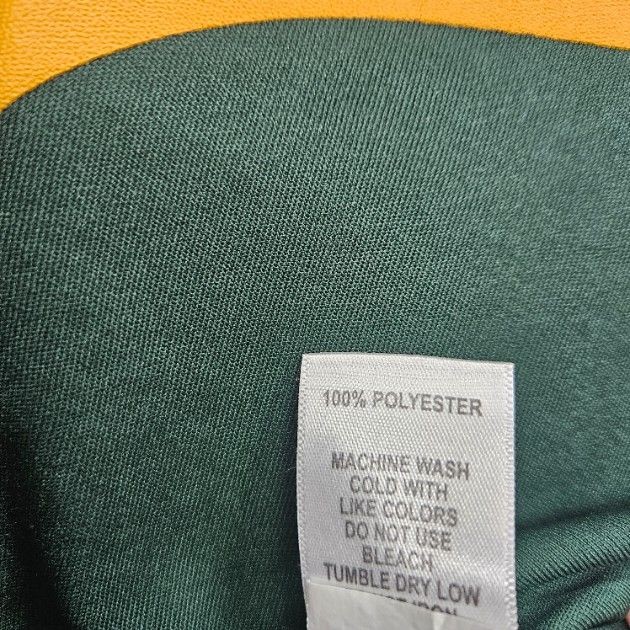 Badger Sport Men’s Size Large Green Athletics Baseball Short Sleeve T-Shirt