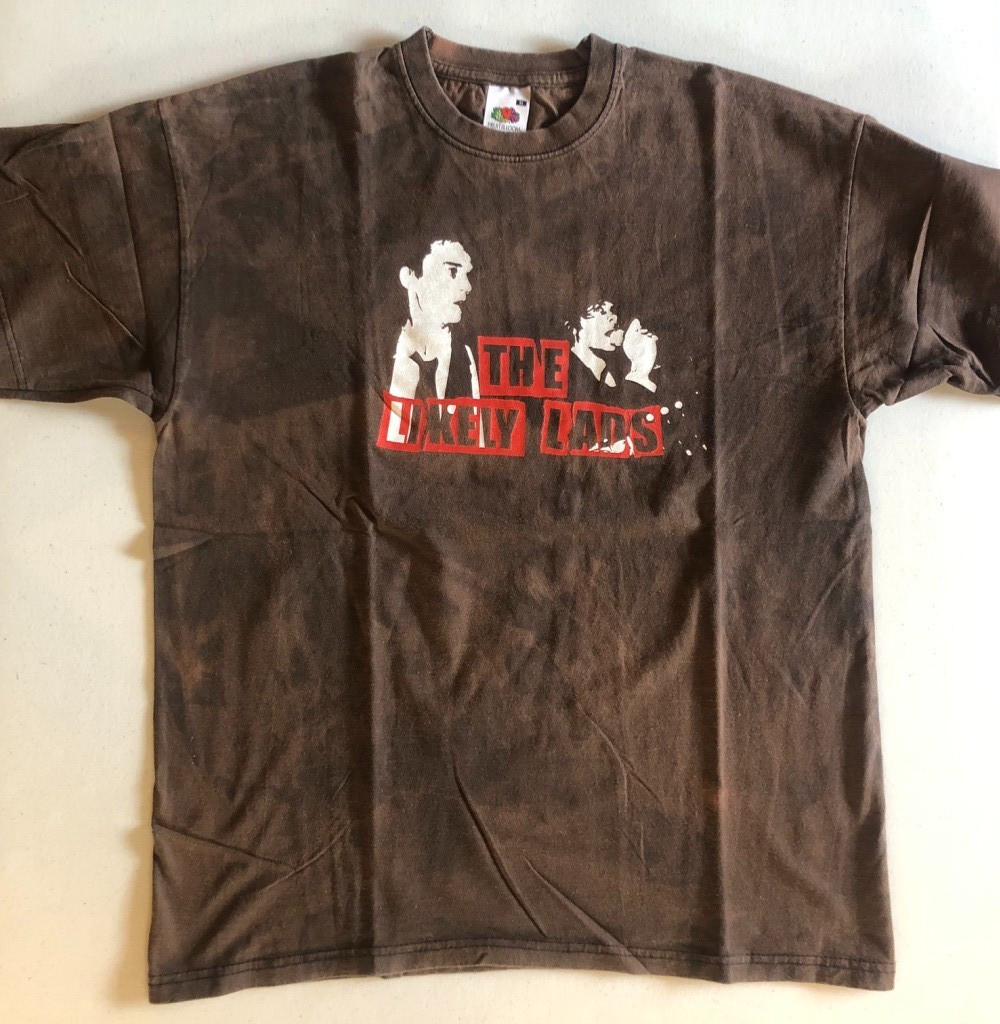 Vintage The Libertines The Likely Lads TShirt Black Bleach Sz M 04 Barât Doherty