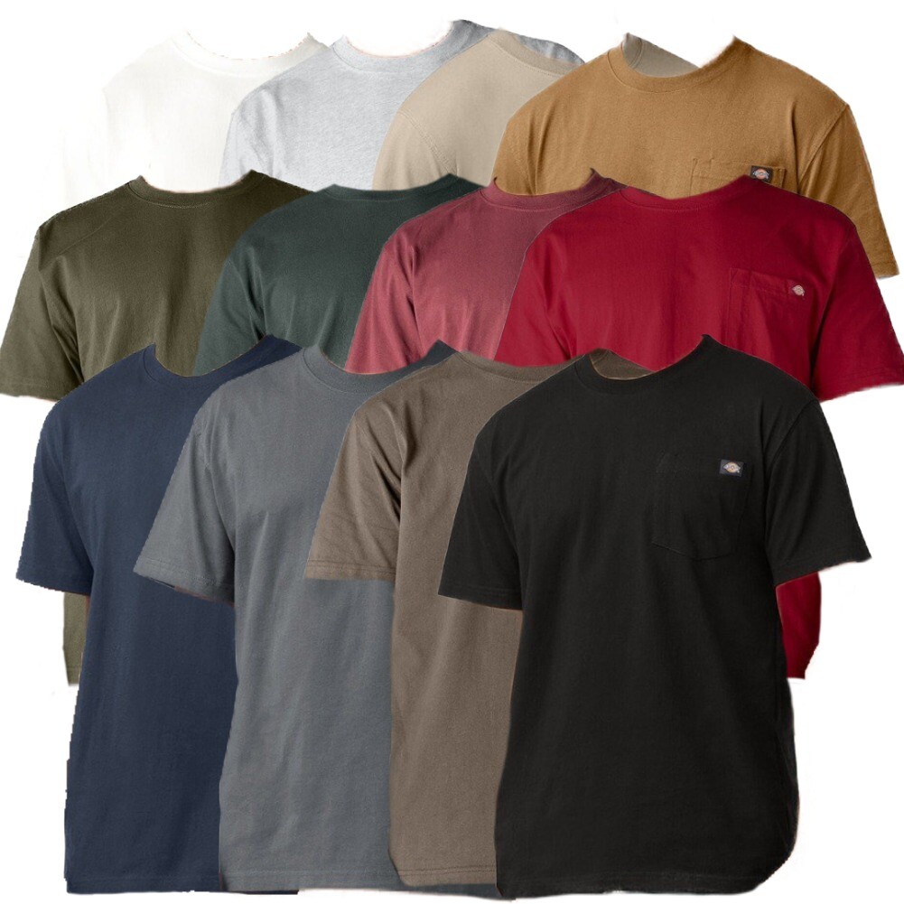 Dickies Men’s T-Shirt Short Sleeve Heavyweight Pocket Relaxed Fit T-Shirt
