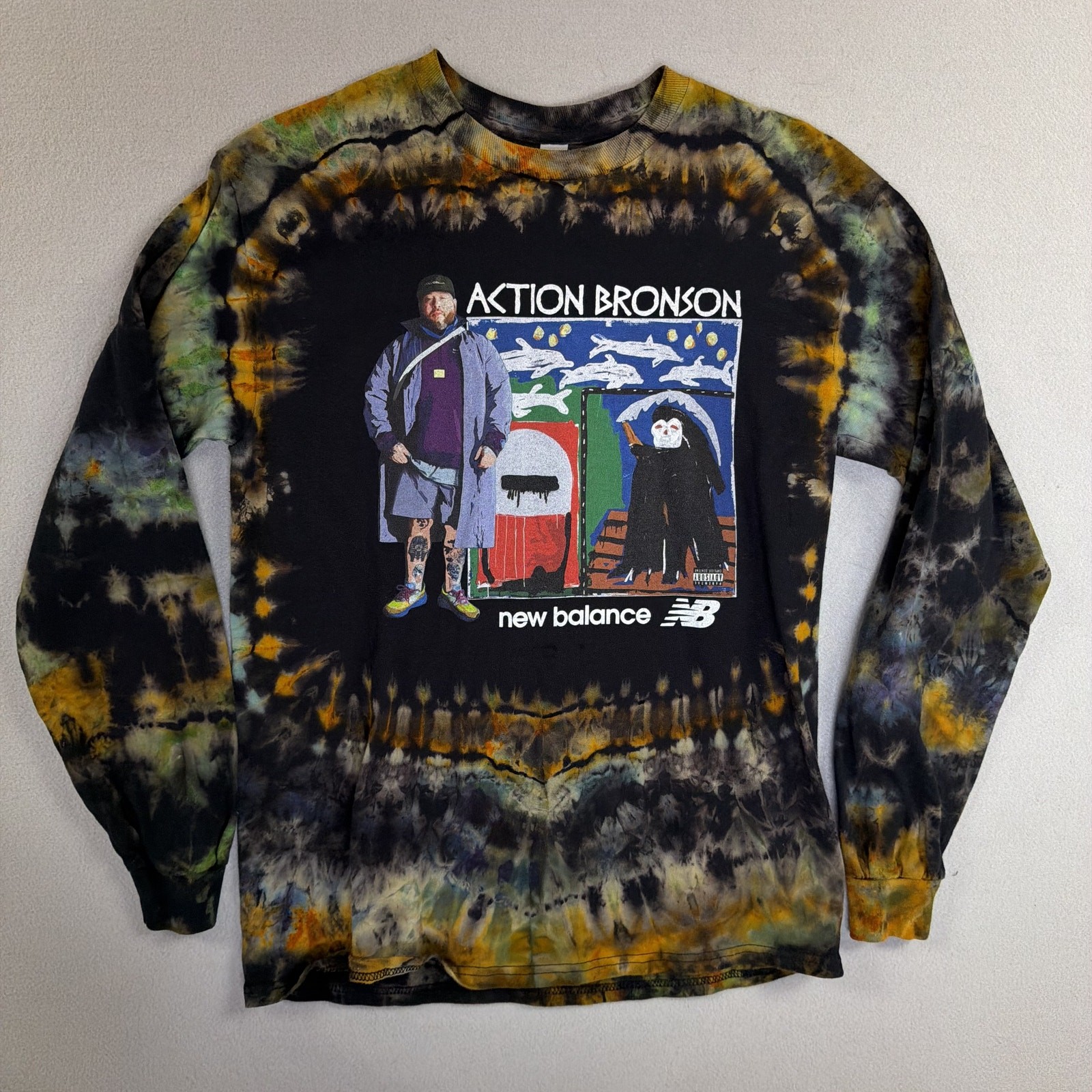 Action Bronson Tie Dye T Shirt Size Medium