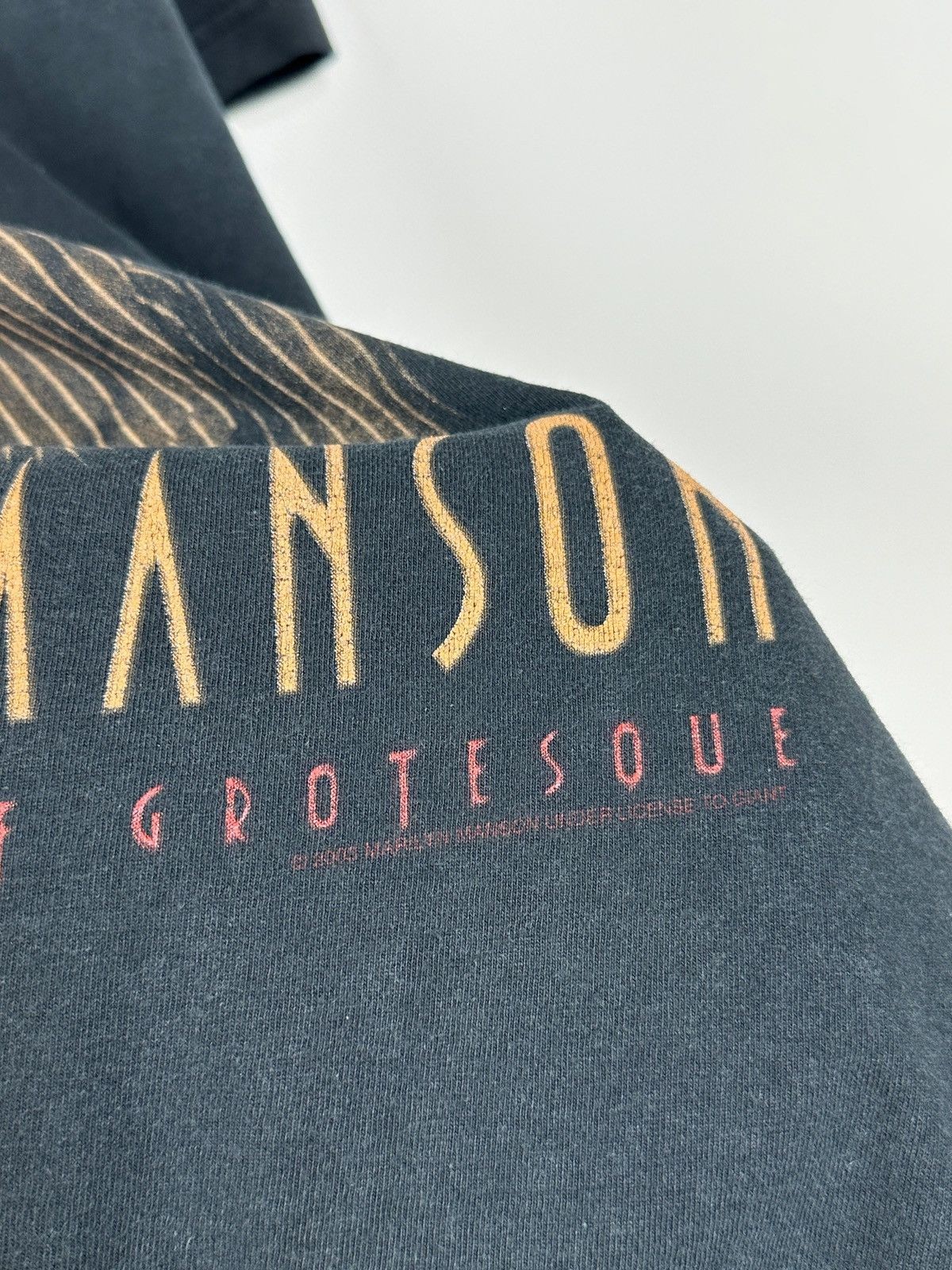 2003 Vintage Marilyn Manson The Golden Age of Grotesque Band T-Shirt Size L