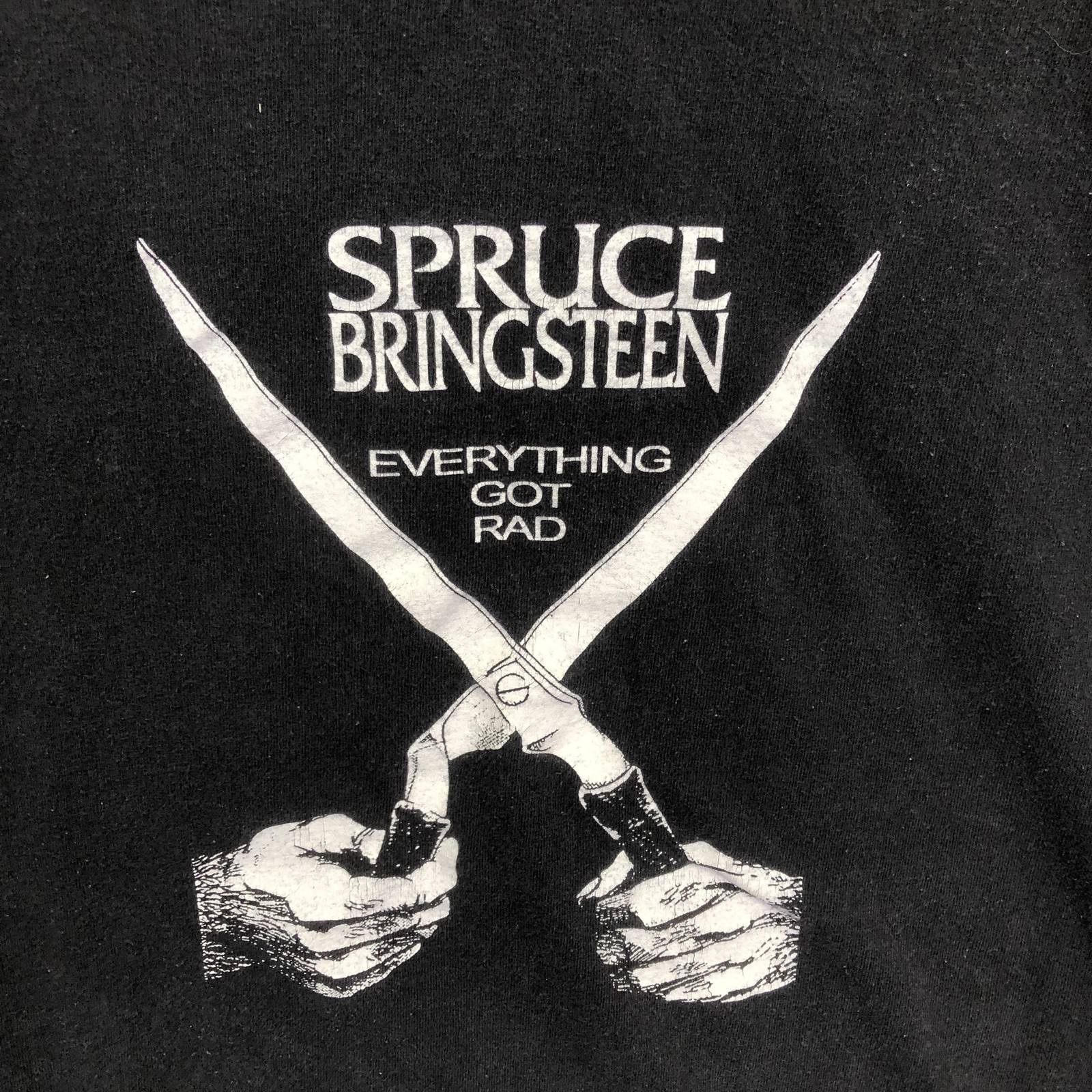 Spruce Bringsteen Everything Got Rad Shirt Mens Large Black Alstyle Graphic Tee