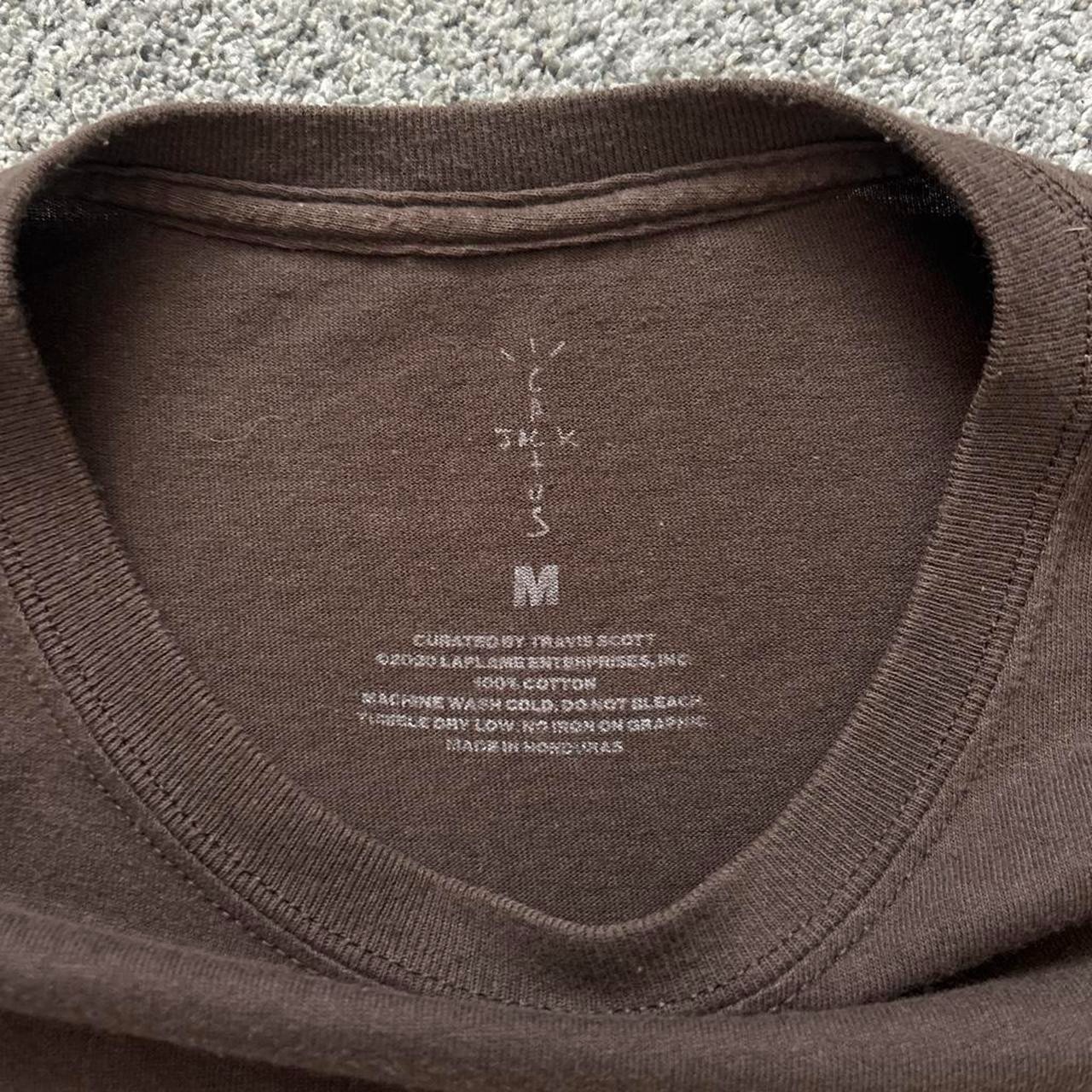 Travis Scott X Mcdonalds Collab Cactus Plant Flea Market Receipt Shirt ** RARE**