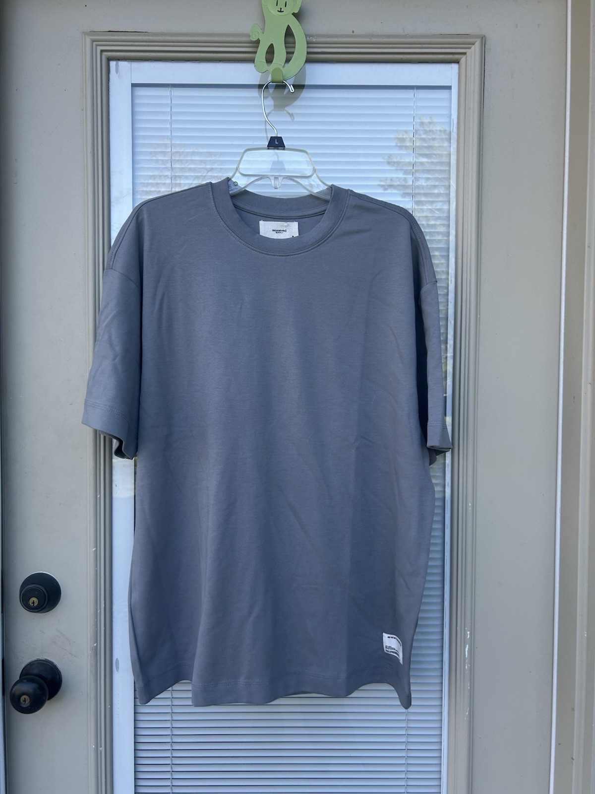 Reserved Supply Men’s Oversize Fit T-Shirt Gray Size CHOOSE Crew Neck NWT
