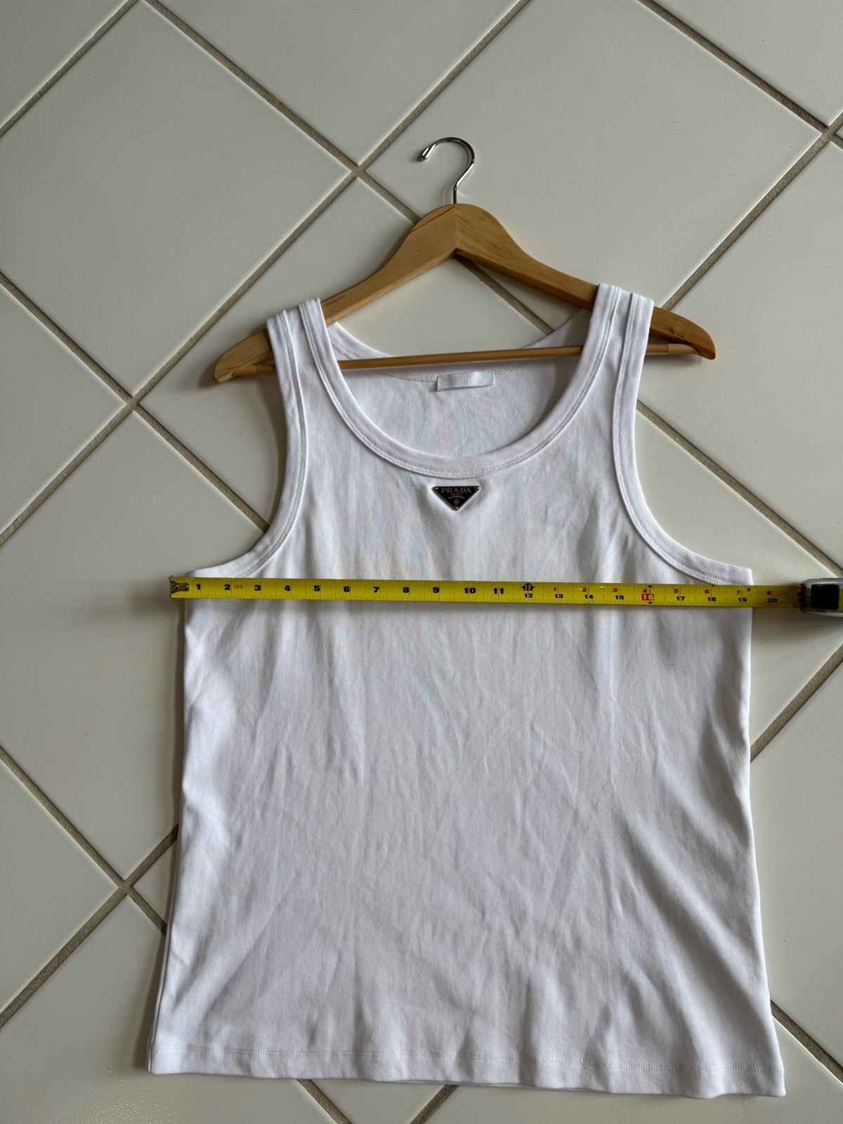 🔥Prada Cotton Logo Summer Tank Top For Men Size L See Pics For Measurements 👀