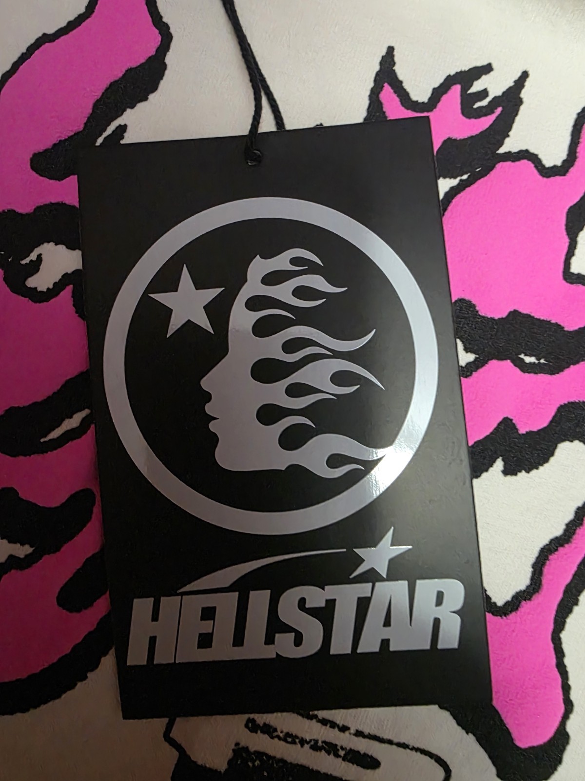 Hellstar “Is This What Heaven Sounds Like” White Men’s L Tee Short Sleeve Crew