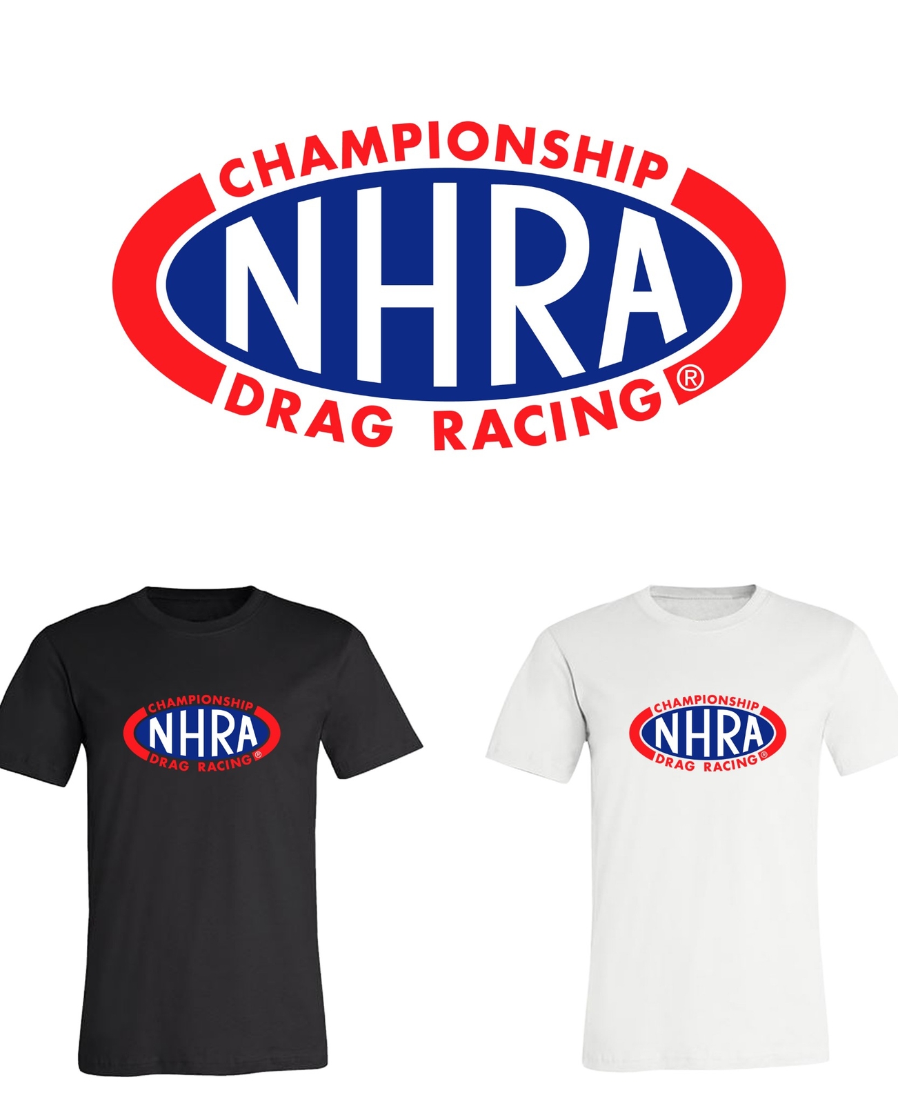 NHRA Drag Racing Main Logo shirt 6 Sizes S-6XL! Fast Ship!