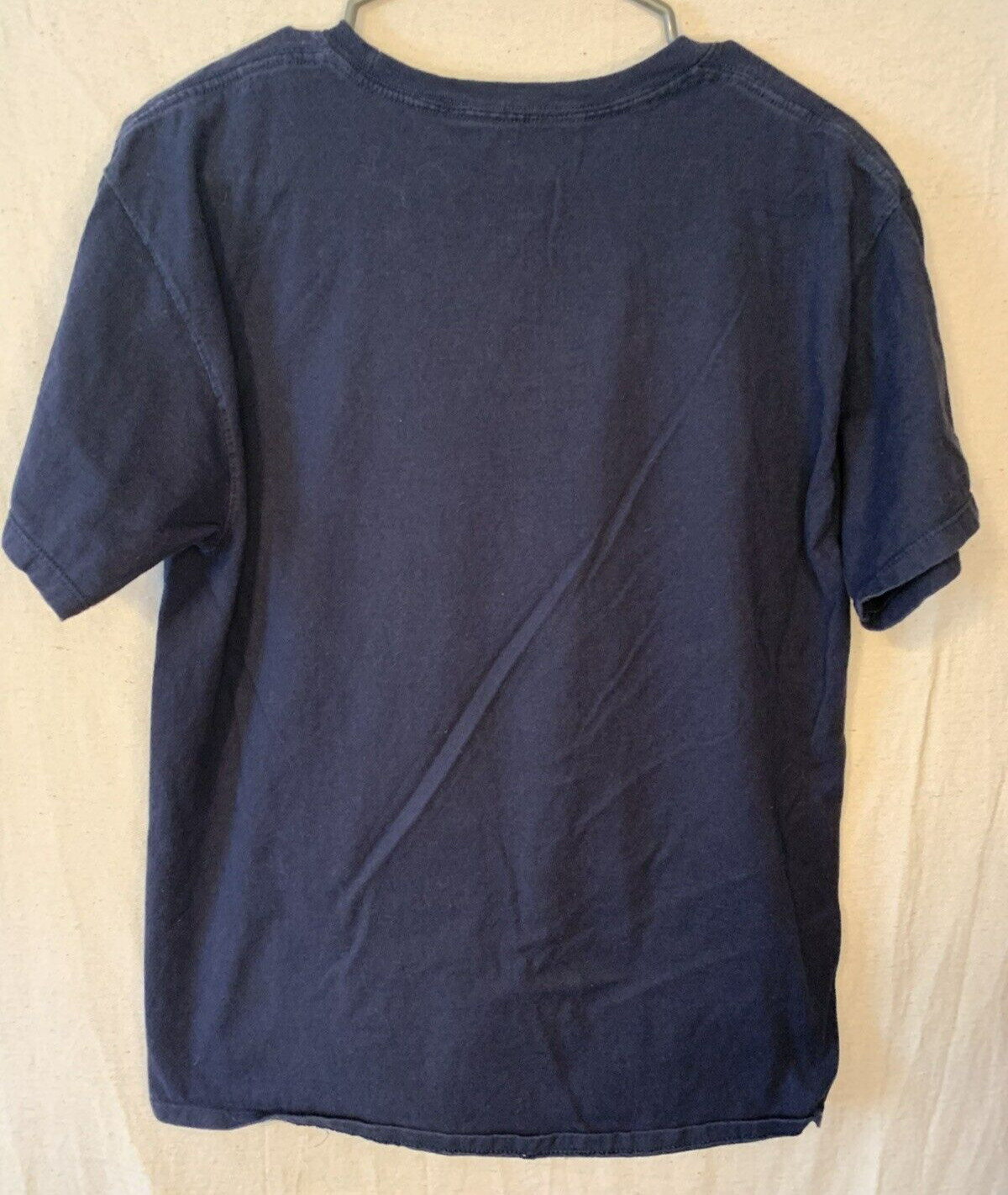 Champion T425 Shirt Adult Medium Blue Logo Casual Outdoors Camping Mens