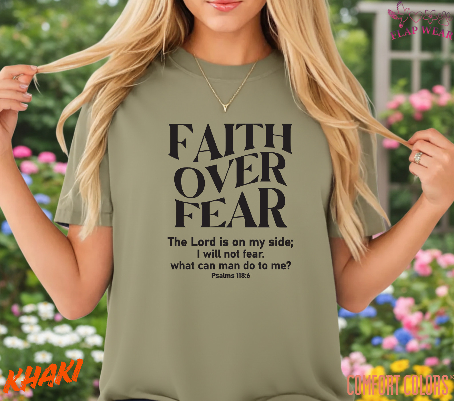 Unisex Faith Over Fear Christian T-Shirt, Men T shirt,Women T shirt Gift Religio
