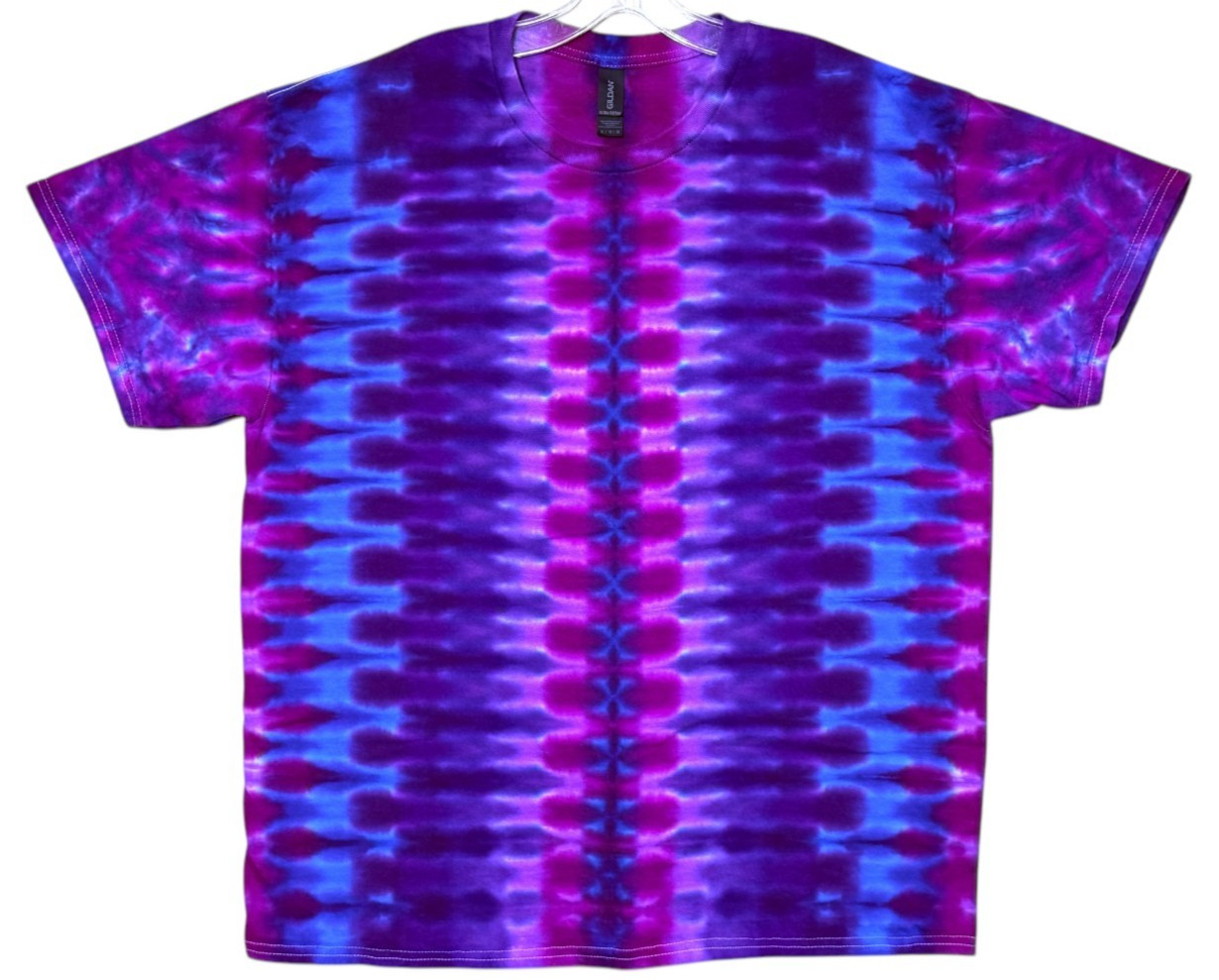 Tie Dye Shirt | Purple DNA Honeycomb | Handmade | Unisex | Tall | Women’s