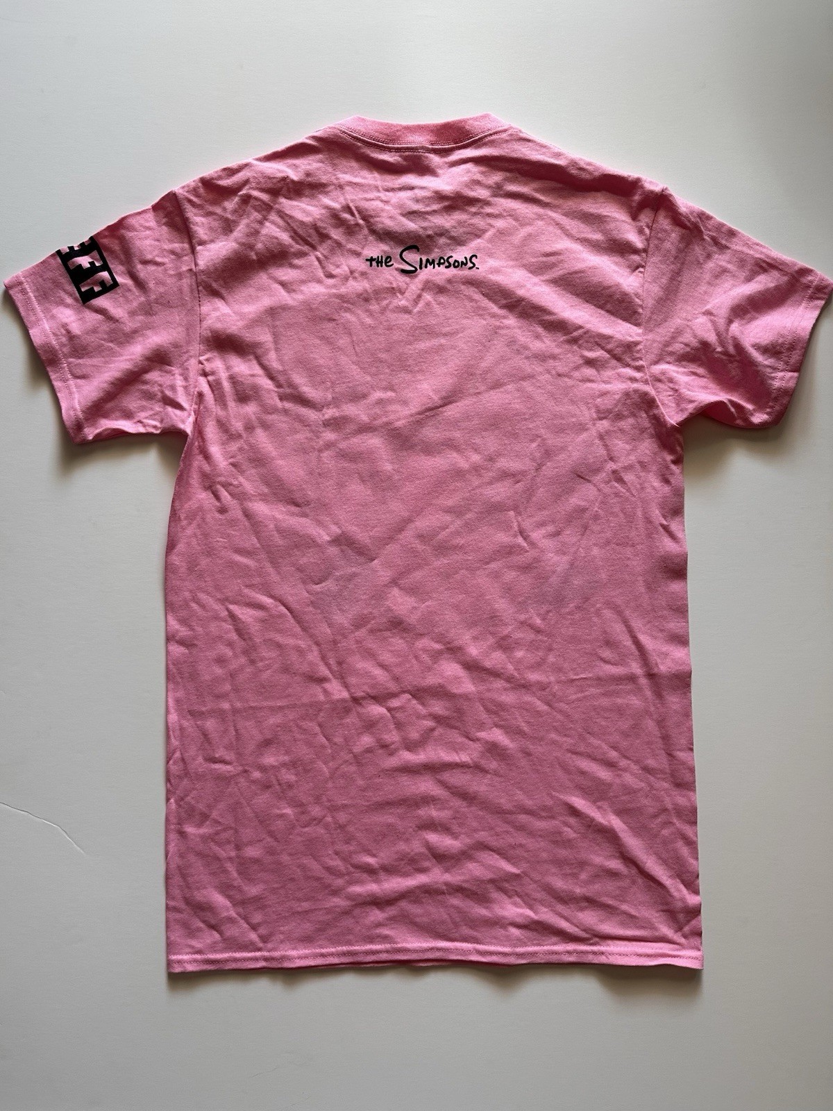 The Simpsons Homer Donut Pink Neff T-Shirt New