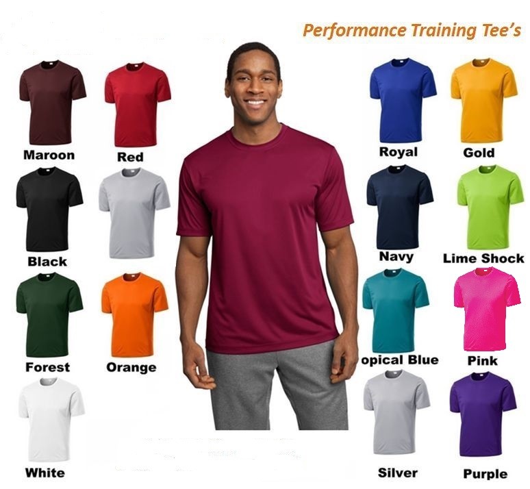 MEN’S BIG & TALL MOISTURE WICK DRY FIT SPORT TEK SHORT SLEEVE T-SHIRT NEW TST350