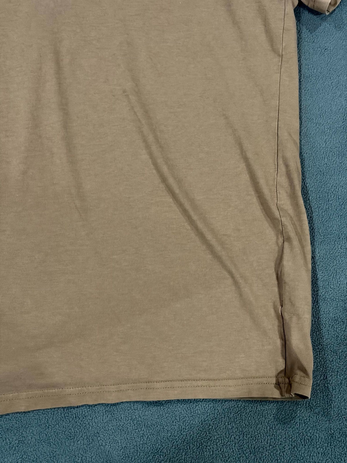H&M T Shirt Mens Medium Brown Cotton Short Sleeve Regular Fit Crew Neck Casual